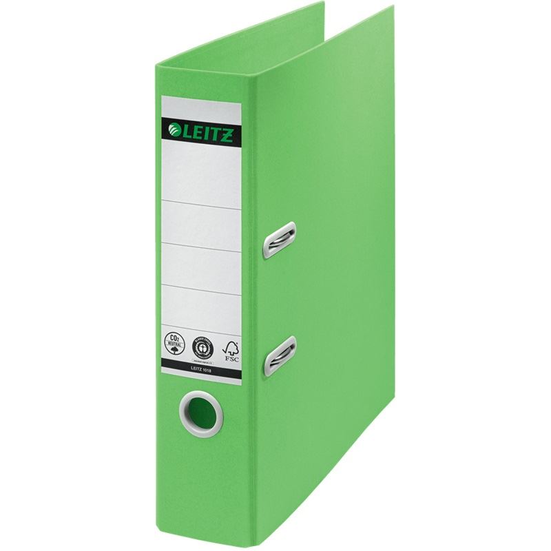 LEITZ recycle 1018 Ordner grün Karton 8,0 cm DIN A4
