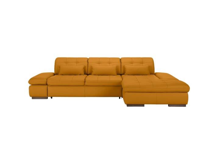 Wohnlandschaft 305/79-96/199 cm Gelb Echtleder