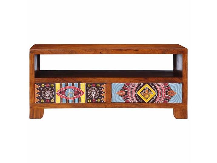 Petite table Support Table basse - Solomon - 90x50x40 cm Bois d'acacia massif JUILLET5045395