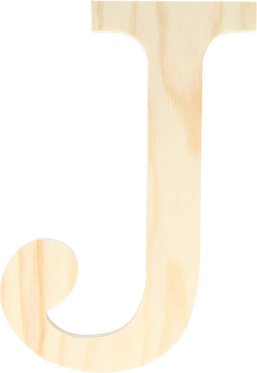 Artemio houten letter J 19 cm