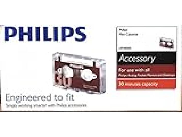 PHILIPS Lot de 10 Mini-Cassettes pour Machine à Dicter 2 x 15 Minutes (LFH 005)