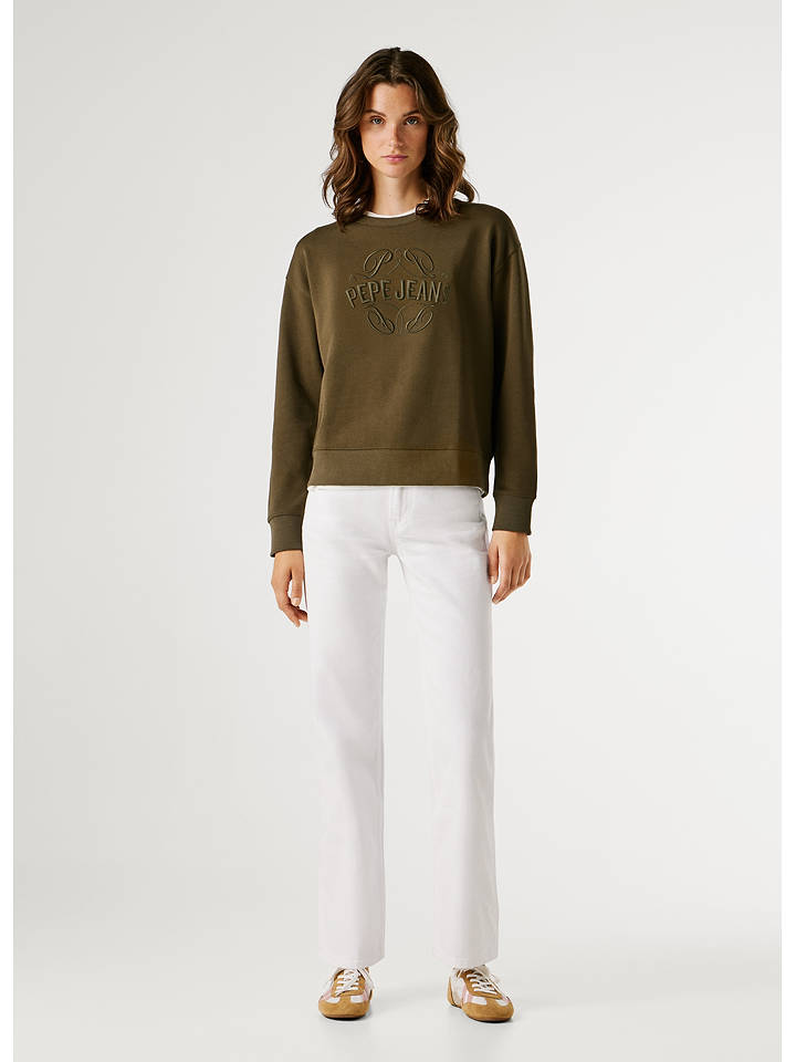 Pepe Jeans Sweatshirt "Maat" in Khaki - M