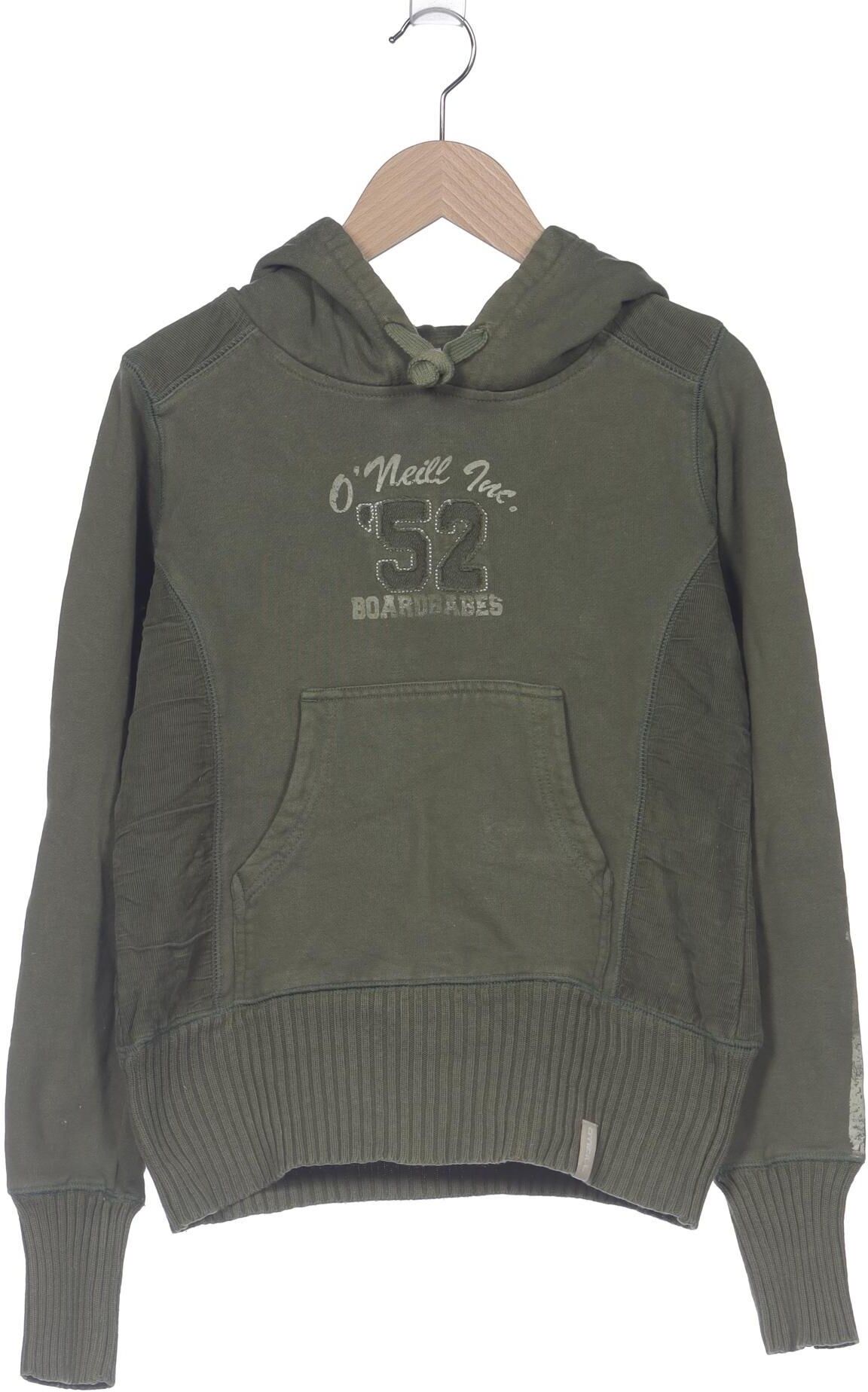 O Neill Damen Kapuzenpullover, Grün, Gr. XS, Baumwolle - Second Hand