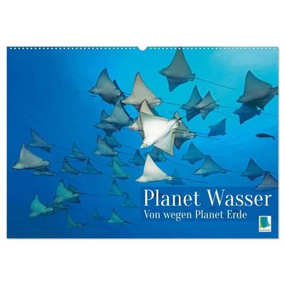 Planet Wasser: Von wegen Planet Erde (Wandkalender 2027 DIN A2 quer), CALVENDO Monatskalender