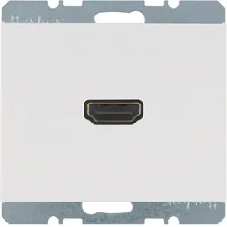 Berker 3315427009 HDMI Steckdose K.1 polarweiß glänzend