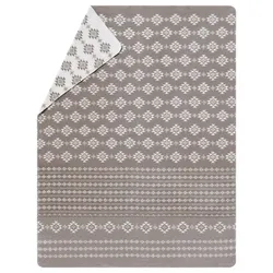 David Fussenegger Kurzflor- Wohndecke Savona 'Norweger' 150 x 200 cm Schamm- Beige