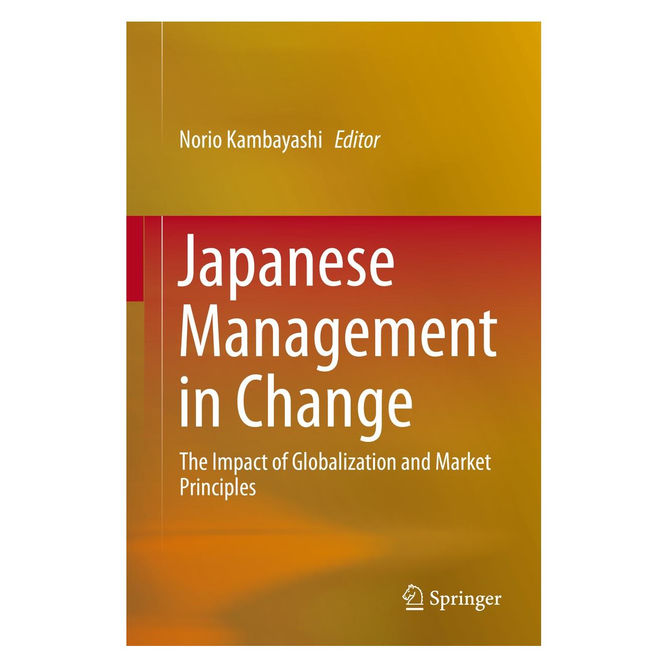 Springer Japanese Management in Change (Englisch, Hardcover, Norio Kambayashi) (9784431550952)