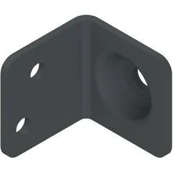 OSMO Elementhalter für Alupfosten (4 Stk /Pack) Edelstahl Anthrazit