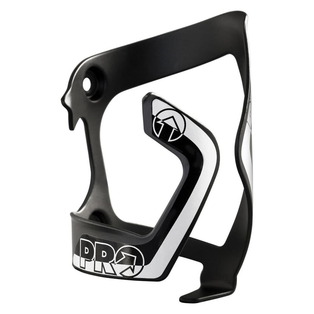 PRO Bike Gear Flaschenhalter Seite Links Sw-We Seitl. Einschub, Alu, Sw-Weiss (PRBC0022)