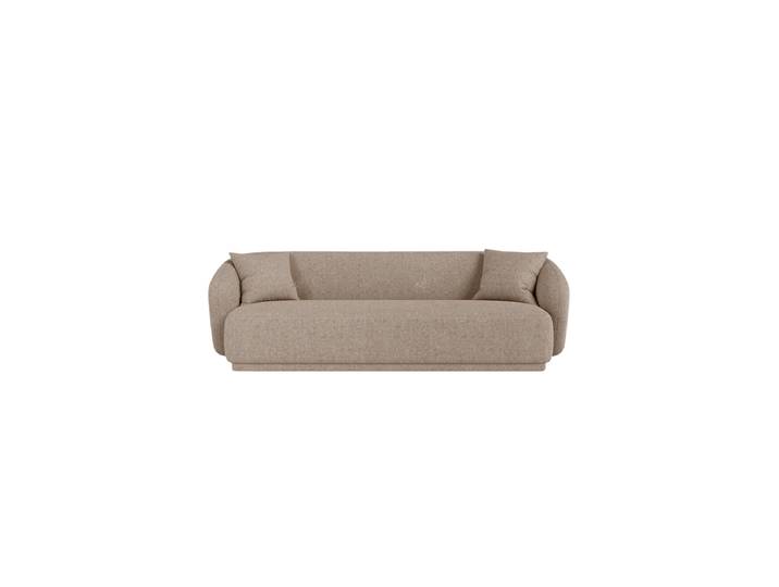 3-Sitzer Design Sofa Jane Chenille Cappuccino chosen by Bloomingloft