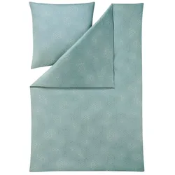 ESTELLA Mako-Jersey-Bettwäsche Pippa 135 x 200 cm Jersey Grün Mint
