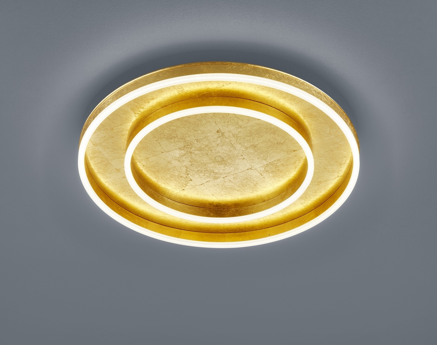 Helestra LED-Deckenleuchte SONA 60cm Blattgold 25/1994.09 4022671107242