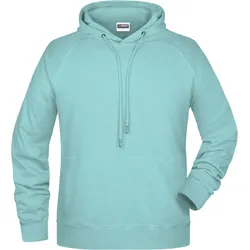 James & Nicholson Herren Raglan Kapuzen Sweater Hoodie 8024
