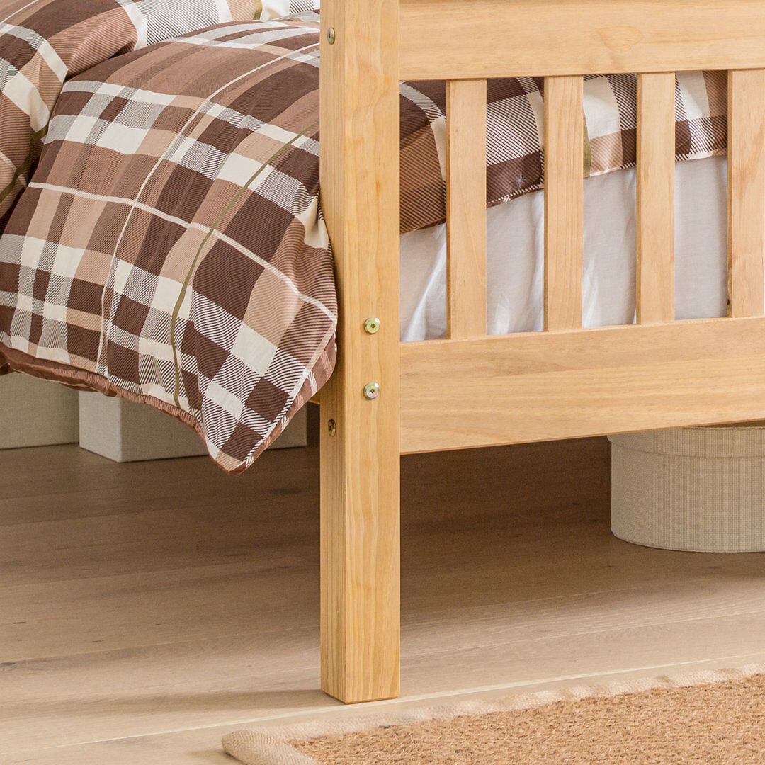 Three Posts Callensburg Solid Wood Bed Brown Small Double (4')