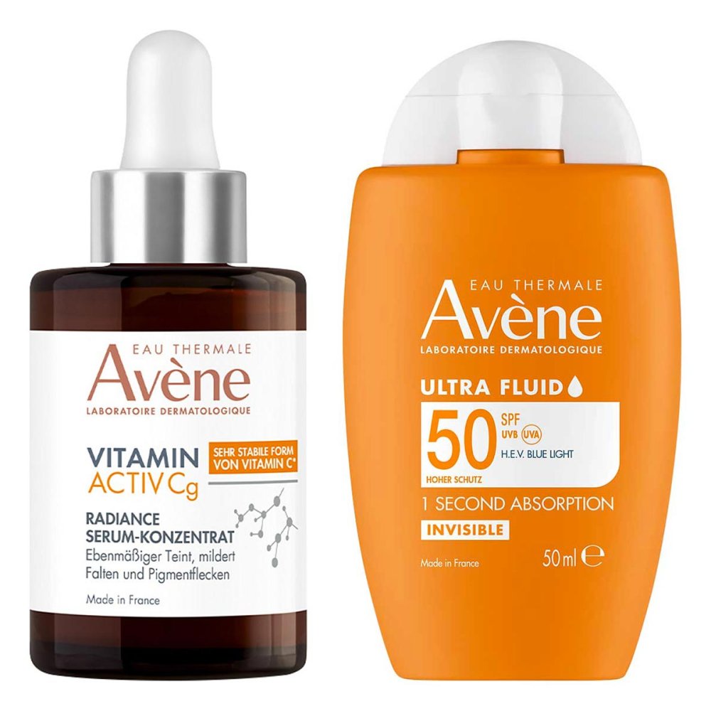 Avène Fluid Invisible LSF 50 + VITAMIN ACTIV Cg Radiance Serum 08105099