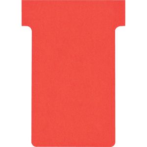Franken T-Karten TK201, Größe 2, rot, Breite 48mm, Höhe 84mm, 100 Stück