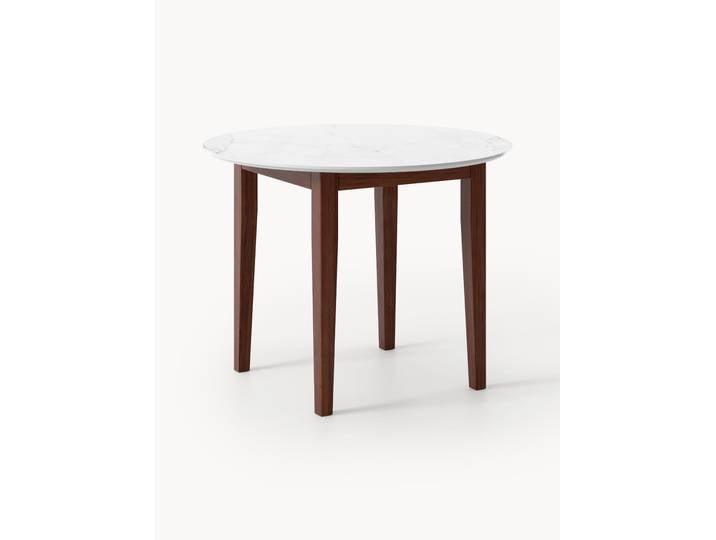 Table ronde aspect marbre Jackson, tailles variées