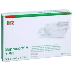 Suprasorb A+Ag Antimik.cal.alginat Kompr 10 St