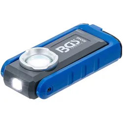 BGS, Arbeitsleuchte, COB-LED-Werkstattleuchte mit Magnet und Haken klappbar mit induktiver Ladefunktion (500 lm)
