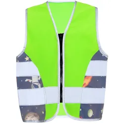 Korntex, Warnweste, Kinder Warnweste Aerospace Neongrün/UFO CO2 Neutral XXS EN 17353  ACTAERUFO (XXS)