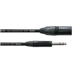 Cordial Mikrofonkabel CPM 5 MV - 5 m, NEUTRIK XLR male / Klinke 6,3 mm stereo sc... - Mikrofonkabel
