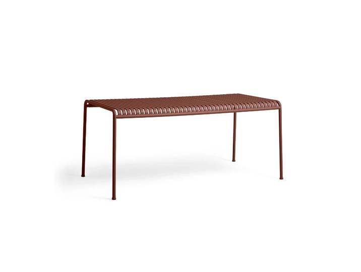 HAY Table à manger Palissade 170x90 cm Iron red