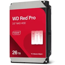 WESTERN Digital WD Red Pro 26TB, 24/7, 512e / 3.5" / SATA 6Gb/s