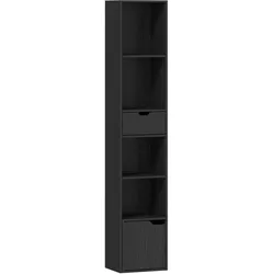 BÜCHERREGAL Spanplatte Schwarz