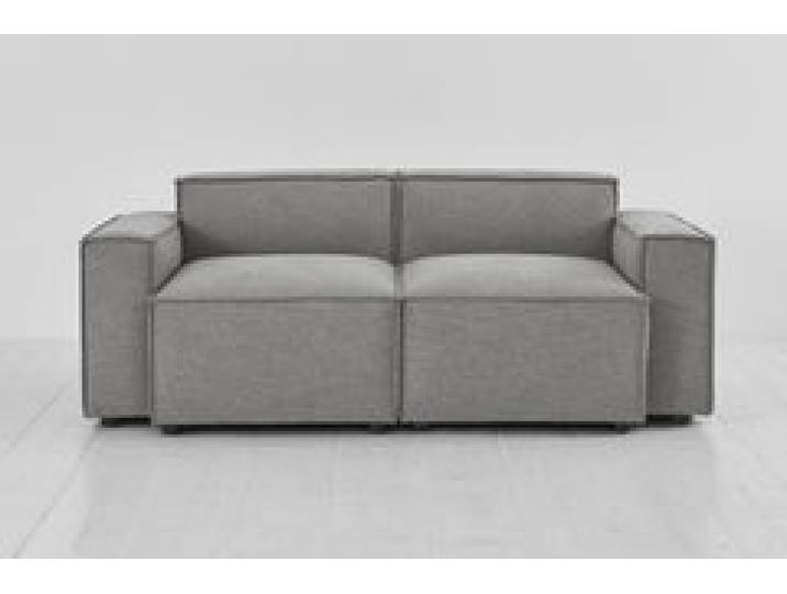Zweisitzer-Sofa Model 03, Schattengrau