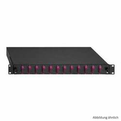 Rutenbeck 24 x SC-D OM3 aqua LWL-Spleißbox 24 Port SC Bestückt 1 HE 2280305240