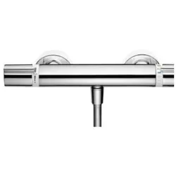 hansgrohe, Duscharmatur + Badewannenarmatur, Thermostatische Mixer mit Sicherheitstemperaturbegrenzer und Wassersparfunktion