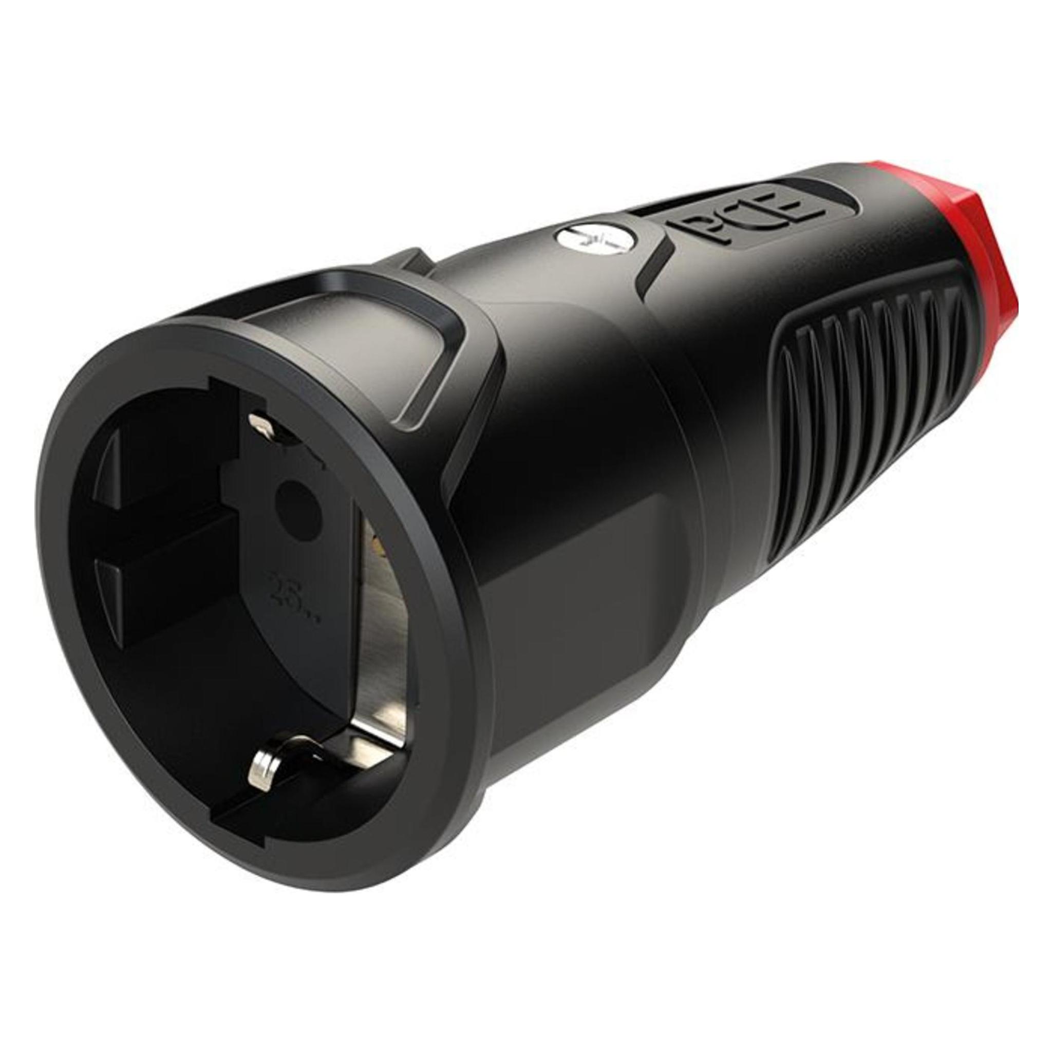 PCE Schutzkontaktkupplung TAURUS2 - Vollgummi (2520-sr)