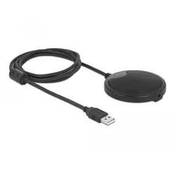 DeLOCK USB Kondensator Mikrofon Omnidirektional für Konferenzen