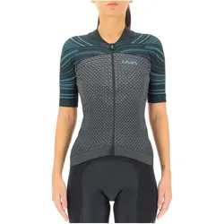 UYN Biking Alpha Coolboost kurzarm Funktionsshirt Damen star grey/curacao XS