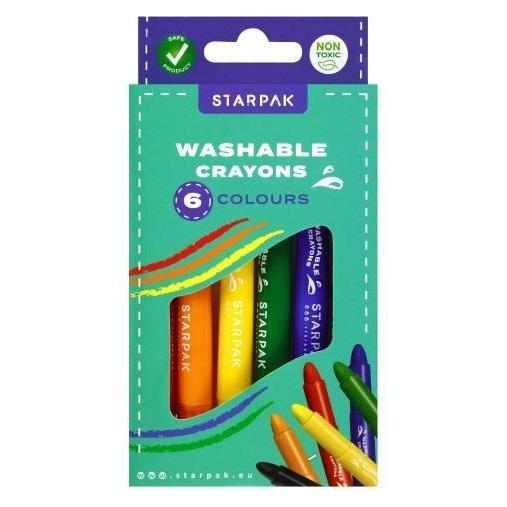Starpak Waschbare Buntstifte, 6 Farben (6x) (47422816)