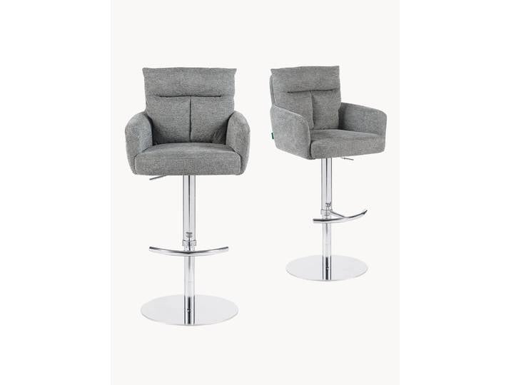 Barhocker Leo 2er-Set - Kunstleder oder Webstoff