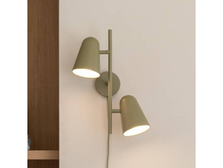 IT´S ABOUT ROMI Wandleuchte Salamanca, dimmbar, grün, für Wohn- / Esszimmer, Metall, Modern