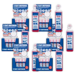 6x Motoröl LIQUI MOLY 1029 2-Takt-Motoroil Motorrad Moped Rasenmäher Generator 0,1L