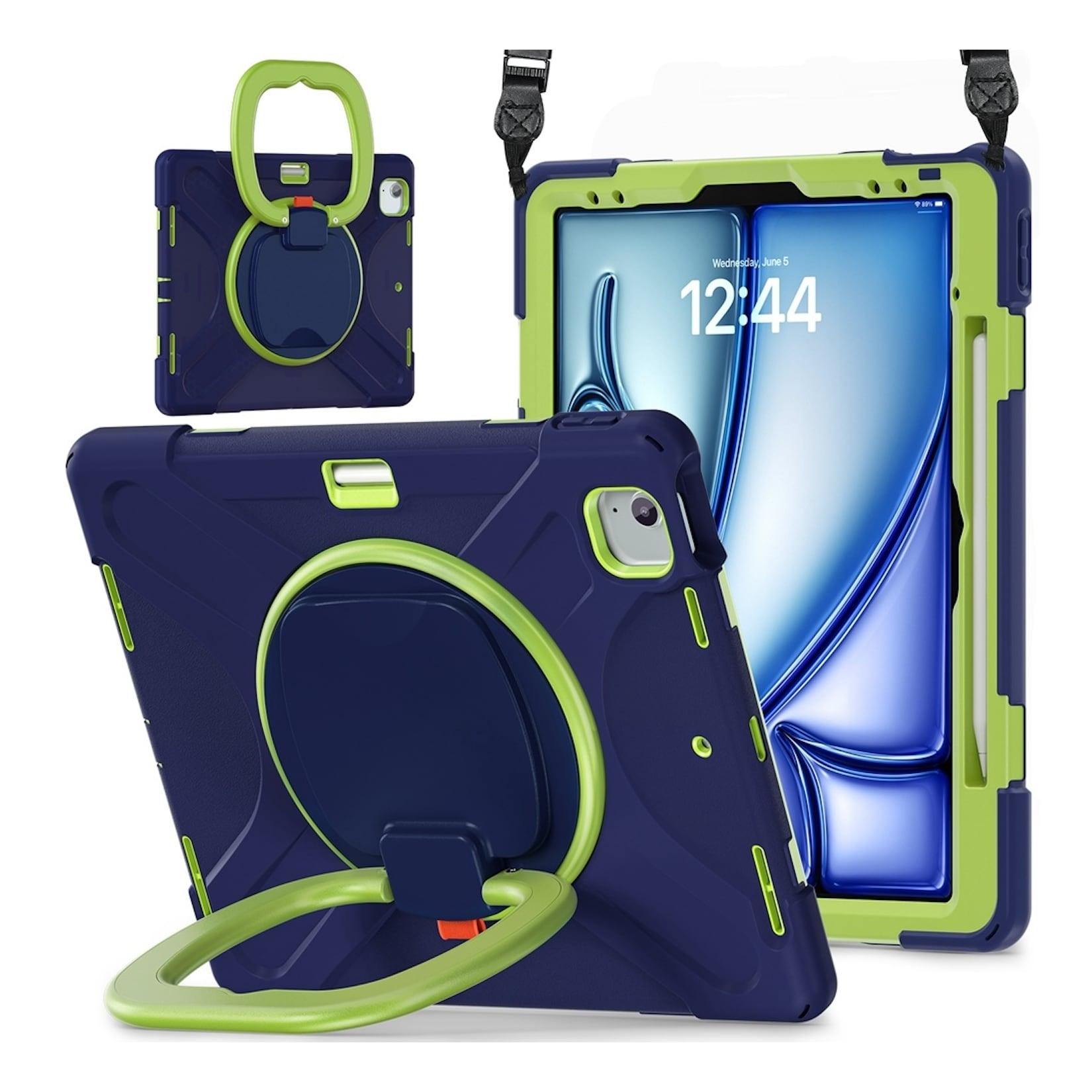 Tablethülle Kunststoff für Apple iPad Air 13 2026 / 2025 Hybrid Tasche Halterung