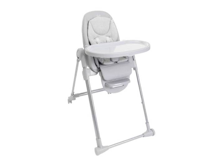 Chicco Polly Armonia Kinderhochstuhl für Babys von Geburt bis 40 kg, 9 Höhenstufen, 3 Neigungspositionen, verstellbarer Fußstütze, Hochstuhl 3in1, Kompakt verstaubar,4 Räder,Modernes Design,Dunkelgrau