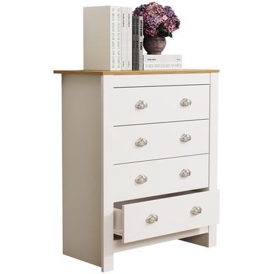 Kommode VCM "Kommode Sideboard Schublade Balusa XL", weiß, B:79cm T:40cm, Sideboards, Kommode