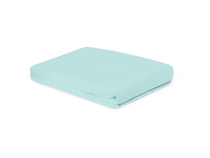 Fixleintuch Lia light blue Baumwolle 90 x 200 cm - Fixleintuch