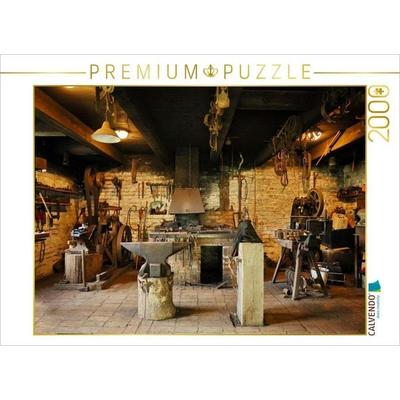 CALVENDO Puzzle Schmiede Groß Ernsthof | 2000 Teile Lege-Größe 90x67cm Foto-Puzzle für glückliche Stunden