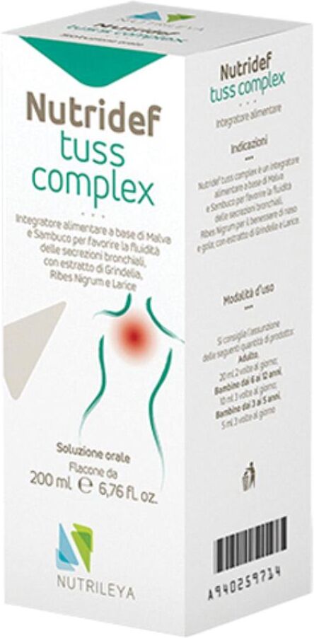 NUTRILEYA Srl NUTRIDEF TUSS COMPLEX 200 ML