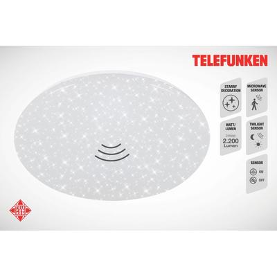 TELEFUNKEN LED Deckenleuchte "PETSCHORA", weiß, Leuchten, LED Deckenleuchte