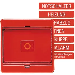 JUNG Abdeckung Glasscheibe rt für Schalter/Taster 561 GL RT
