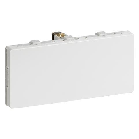 LK FUGA-Einsatzdeckel 2 Modul horizontal, weiss (500D6502)