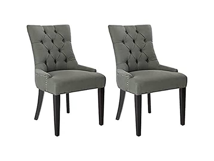 Safavieh 2er Set Modern Gepolstert Stühle, Marineblau