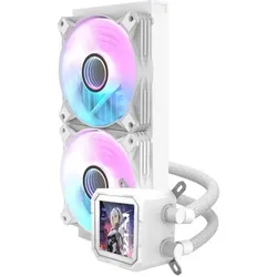 Darkflash Tech Darkflash DV240S CPU liquid cooling (white), CPU Wasserkühler, Weiss