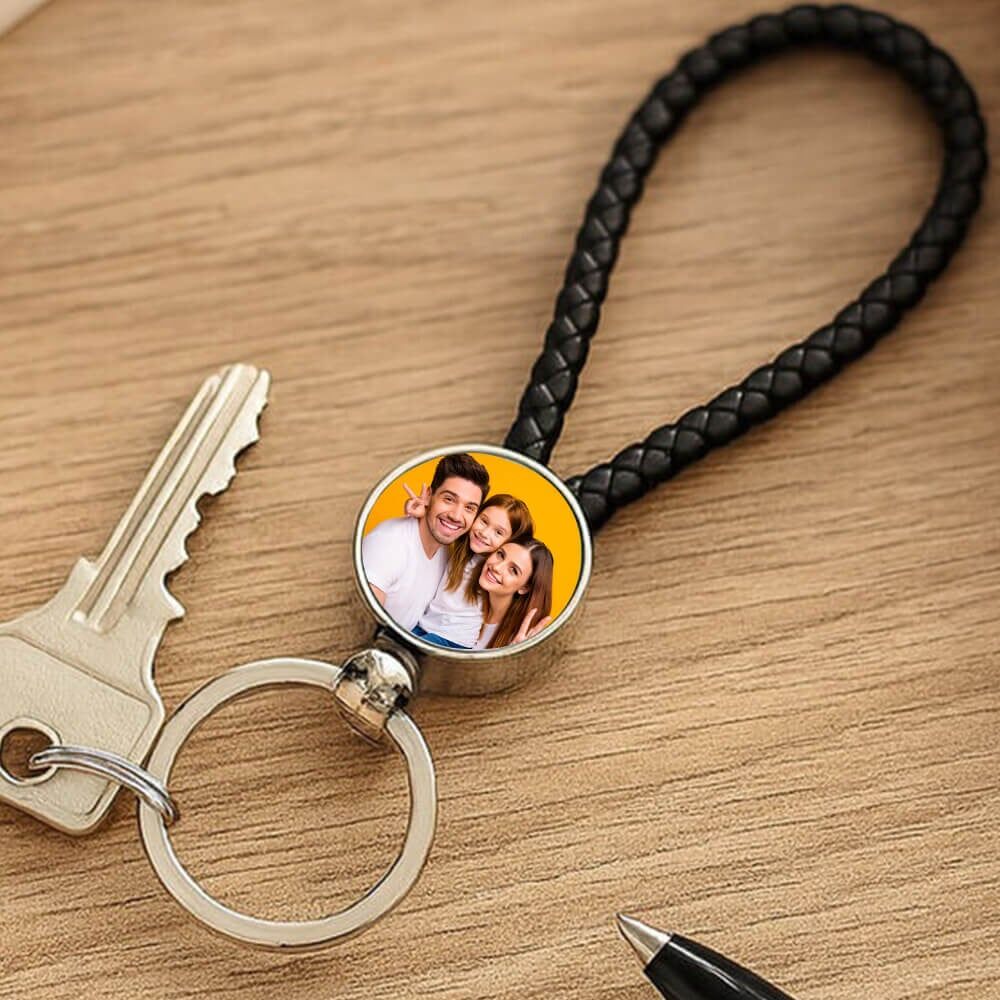 Ocadeau Porte clef corde noir
